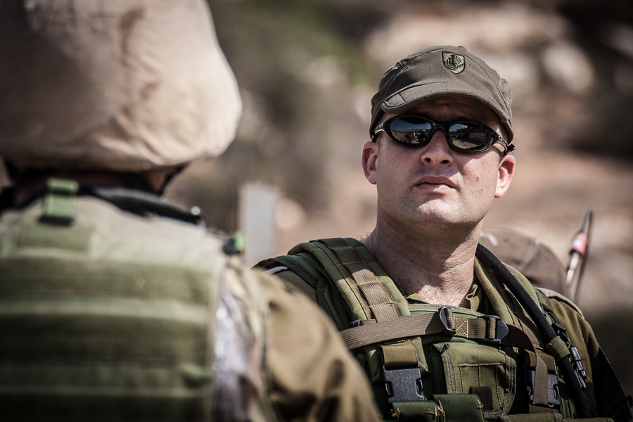 IDF soldiers block the way for Palstinian Olive farmers in the West Bank, October 2012 (3)